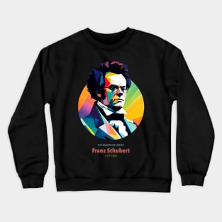 Franz Schubert in WPAP Crewneck Sweatshirt